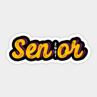 Senior 2021 Sticker